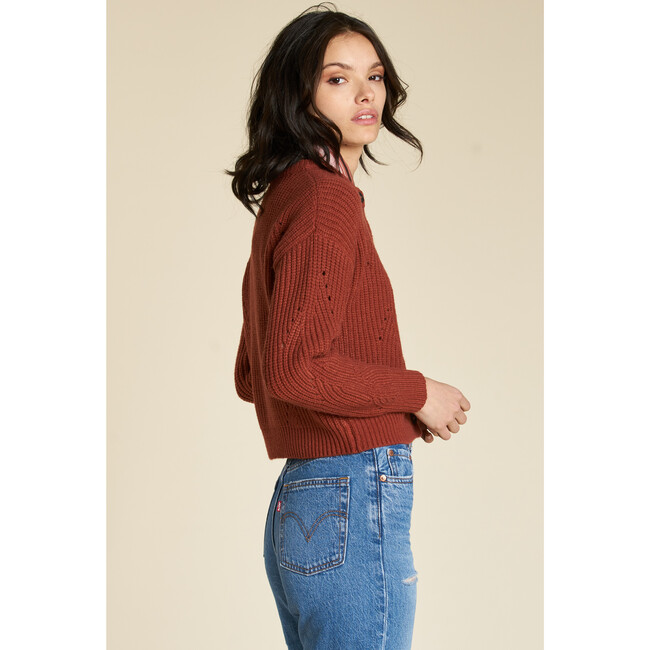 Women's Felicity Cardigan, Brick - Cardigans - 4