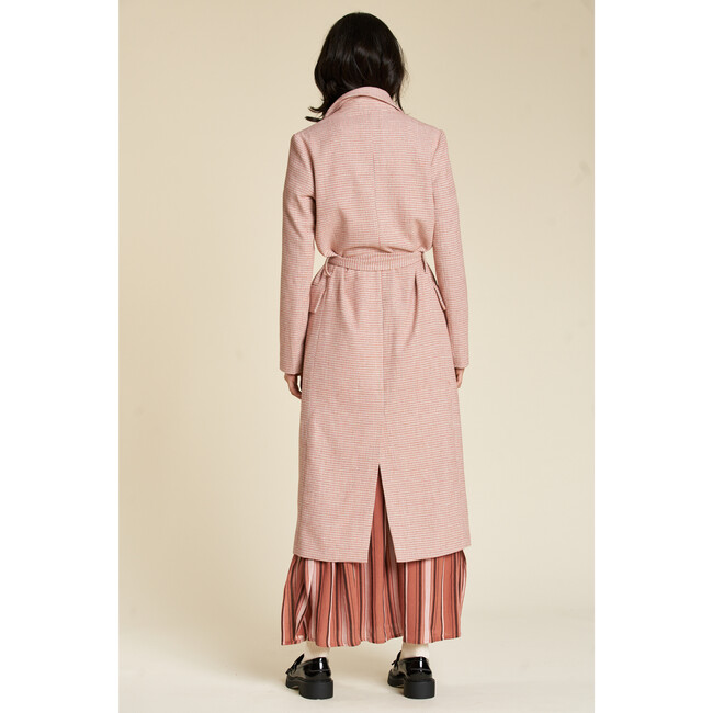 Women's Maggie Coat, Sandstone Check - Coats - 4