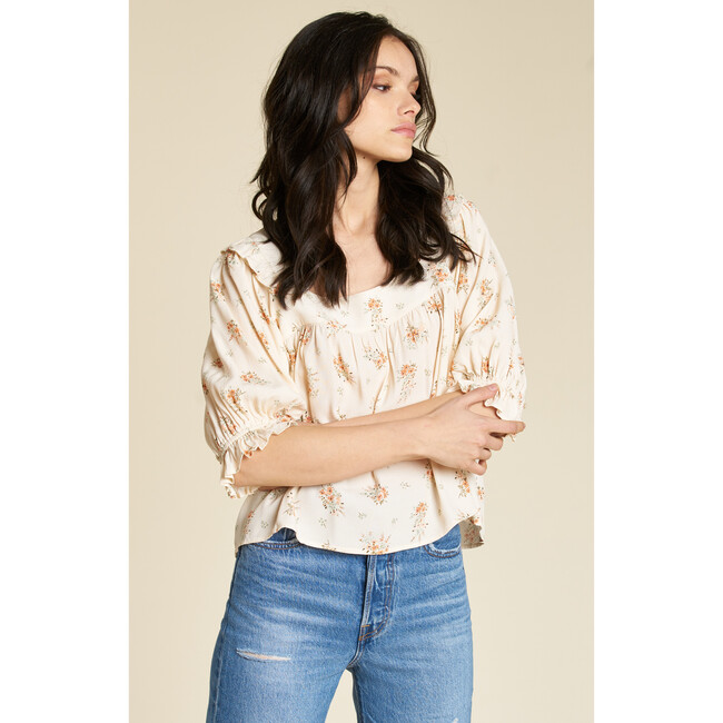 Woman's Joide Top, Winter Florals - Blouses - 4