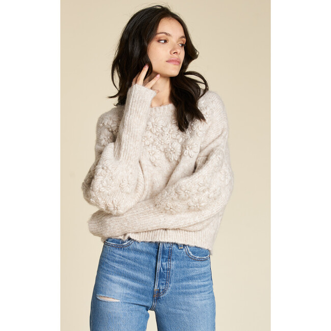 Women's Cynthia Sweater, Oatmeal - Sweaters - 5
