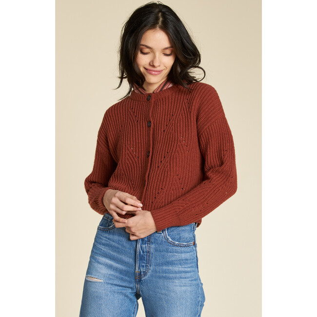 Women's Felicity Cardigan, Brick - Cardigans - 5