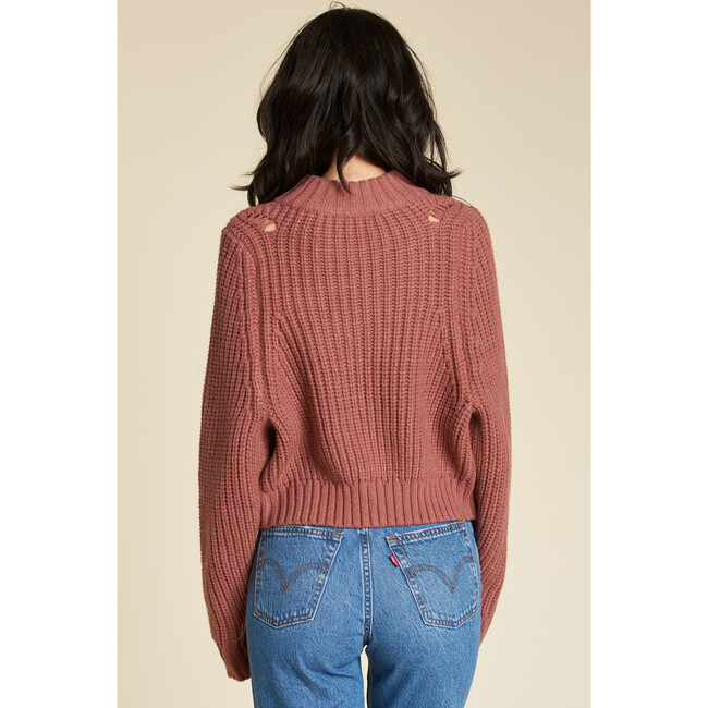Women's Eve Sweater, Rosedust - Sweaters - 4