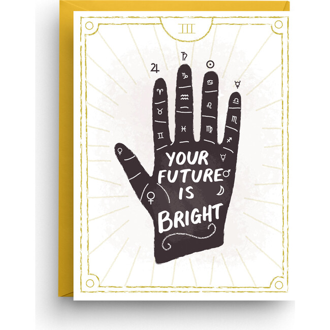 Your Future Is Bright Tarot Style Greeting Card - Paper Goods - 1