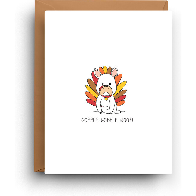 French Bulldog Thanksgiving Card - Paper Goods - 1