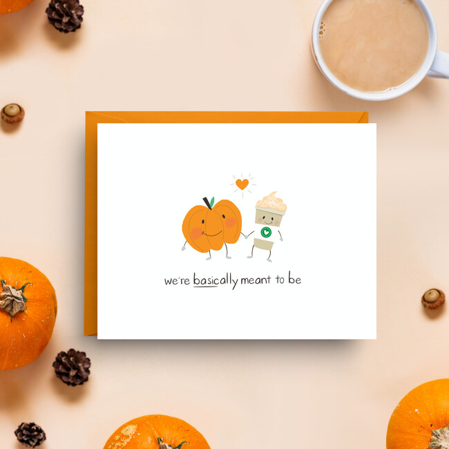 Funny Pumpkin Spice Latte Card