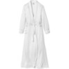 Women's Silk Long Robe, White - Robes - 1 - thumbnail