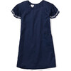 Women's Hospital Gown, Navy Twill - Nightgowns - 1 - thumbnail