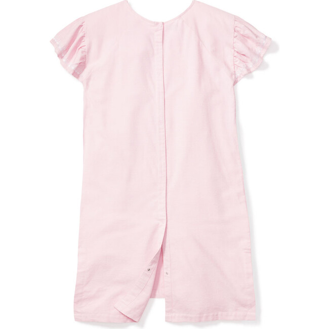 Women's Hospital Gown, Pink Flannel - Nightgowns - 1