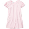 Women's Hospital Gown, Pink Flannel - Nightgowns - 3