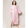 Women's Flannel Seraphine Nightgown, Pink - Nightgowns - 3