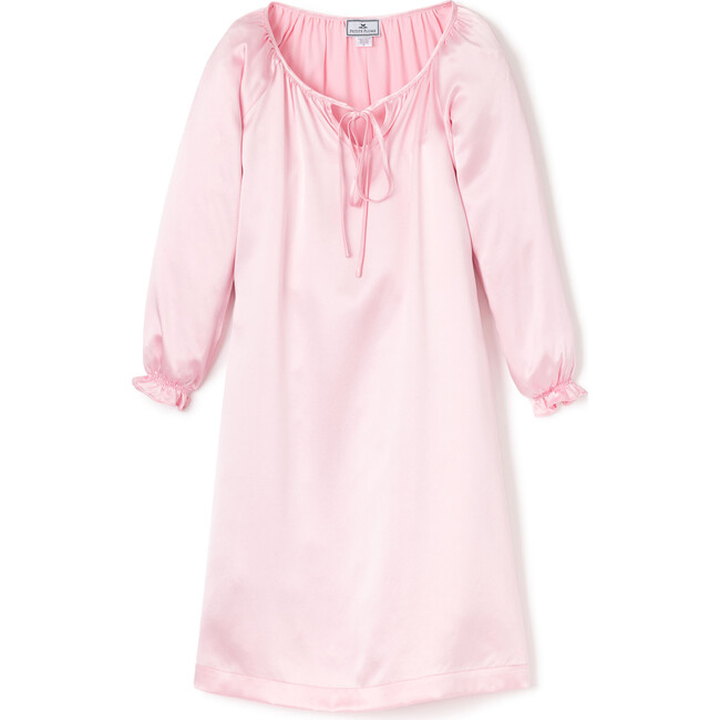 Silk Delphine Nightgown, Pink - Nightgowns - 1