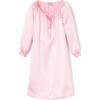 Silk Delphine Nightgown, Pink - Nightgowns - 1 - thumbnail