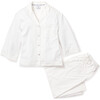 Women's Luxe Pima Cotton Wide Leg Pajama Set, White - Pajamas - 1 - thumbnail