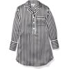 Mulberry Silk Nightshirt, Bengal Stripe - Nightgowns - 1 - thumbnail