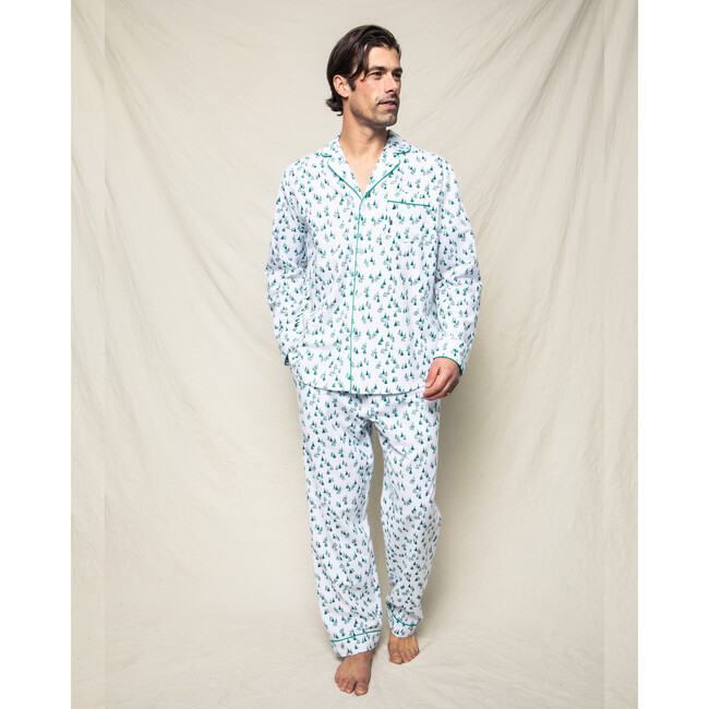 Men's Pajama Set, Evergreen Forest - Pajamas - 2