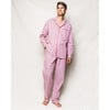 Men's Pajama Set, Antique Red Ticking - Pajamas - 2