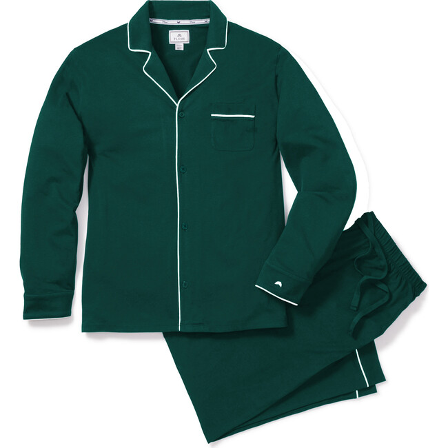 Men's Luxe Pima Cotton Pajama Set, Evergreen