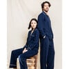 Men's Luxe Pima Cotton Pajama Set, Navy - Pajamas - 3