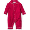 Cambridge Romper, Red Flannel - Rompers - 1 - thumbnail