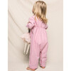 Flannel Cambridge Romper, Pink - Rompers - 3