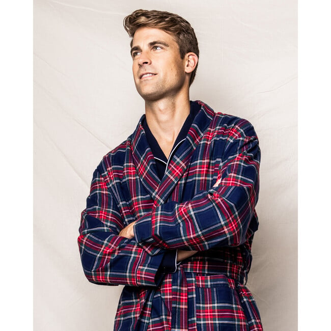 Men's Robe, Windsor Tartan - Robes - 2