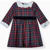 Silas Dress, Navy Tartan - Dresses - 1 - thumbnail