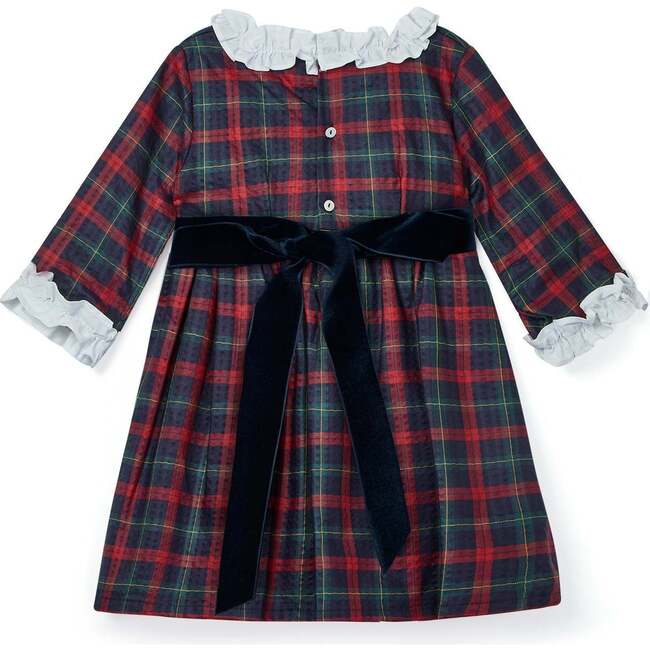 Silas Dress, Navy Tartan - Dresses - 3