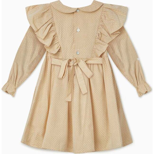 Vivana Dress, Yellow Polka Dot - Dresses - 3
