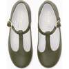 T-Bar Shoes, Bottle Green - Dress Shoes - 1 - thumbnail