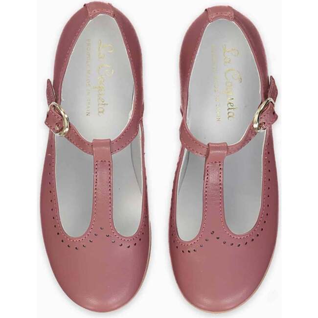 T-Bar Shoes, Dusty Pink - Dress Shoes - 1
