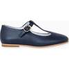 T-Bar Shoes, Navy - Dress Shoes - 3