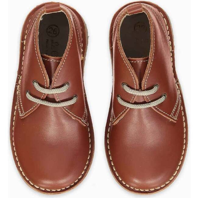 Nappa Desert Boots, Dark Tan