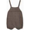 Zavier Merino Dungrees, Brown Melange - Overalls - 3