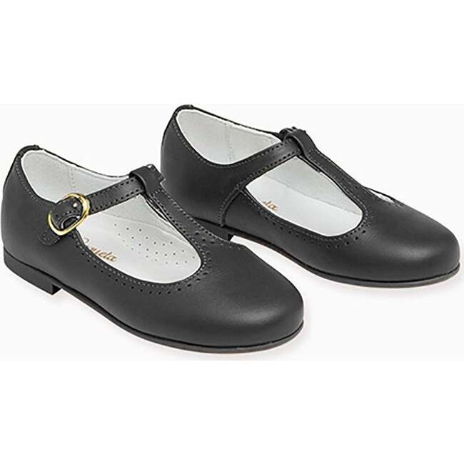 T-Bar Shoes, Black - Dress Shoes - 4