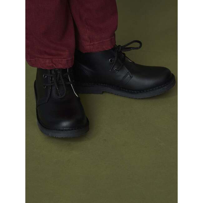 Nappa Desert Boots, Black
