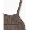 Zavier Merino Dungrees, Brown Melange - Overalls - 4