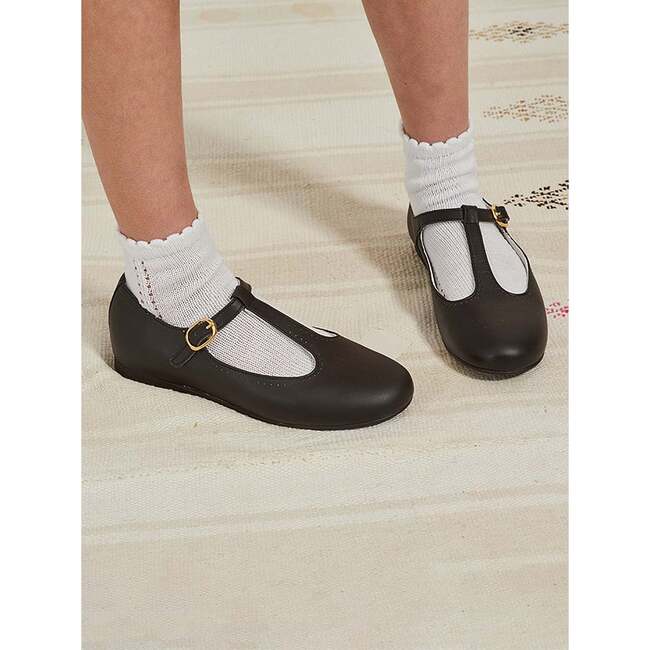 T-Bar Shoes, Black - Dress Shoes - 5