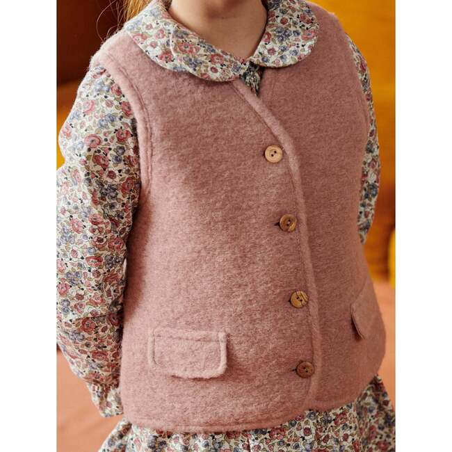 Valentina Gilet, Pink - Vests - 5