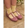T-Bar Shoes, Dusty Pink - Dress Shoes - 5