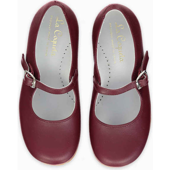 Mary Janes, Burgundy - Mary Janes - 1
