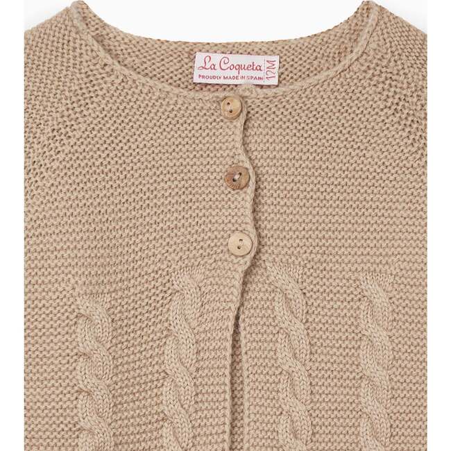 Meia Merino Cardigan, Camel - Cardigans - 3