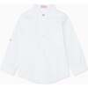 Jazmin Cotton Shirt, White - Shirts - 1 - thumbnail