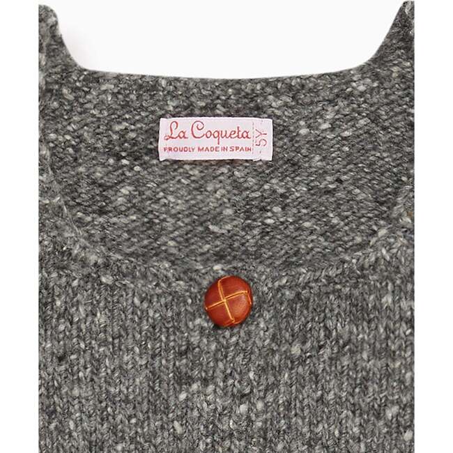 Malena Merino Cardigan, Grey - Cardigans - 4