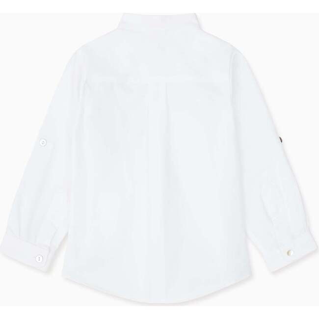Jazmin Cotton Shirt, White - Shirts - 4