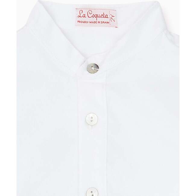 Jazmin Cotton Shirt, White - Shirts - 5