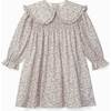 Floris Smock Dress, Pink Floral - Dresses - 1 - thumbnail