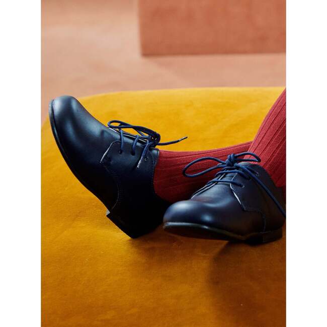 Inglesito Shoe, Navy - Dress Shoes - 2
