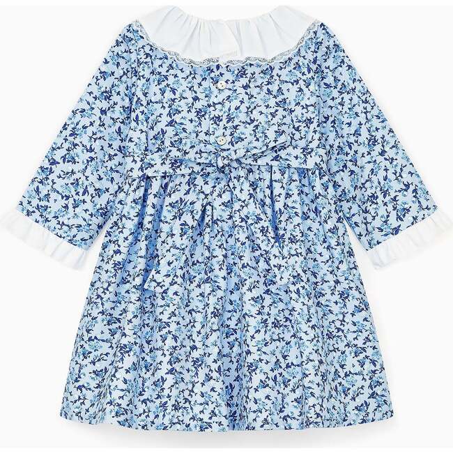 Liliana Smock Dress, Blue Floral - Dresses - 3