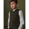 Caza Sleeveless Jacket, Dark Green - Jackets - 3