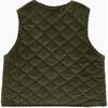 Caza Sleeveless Jacket, Dark Green - Jackets - 4
